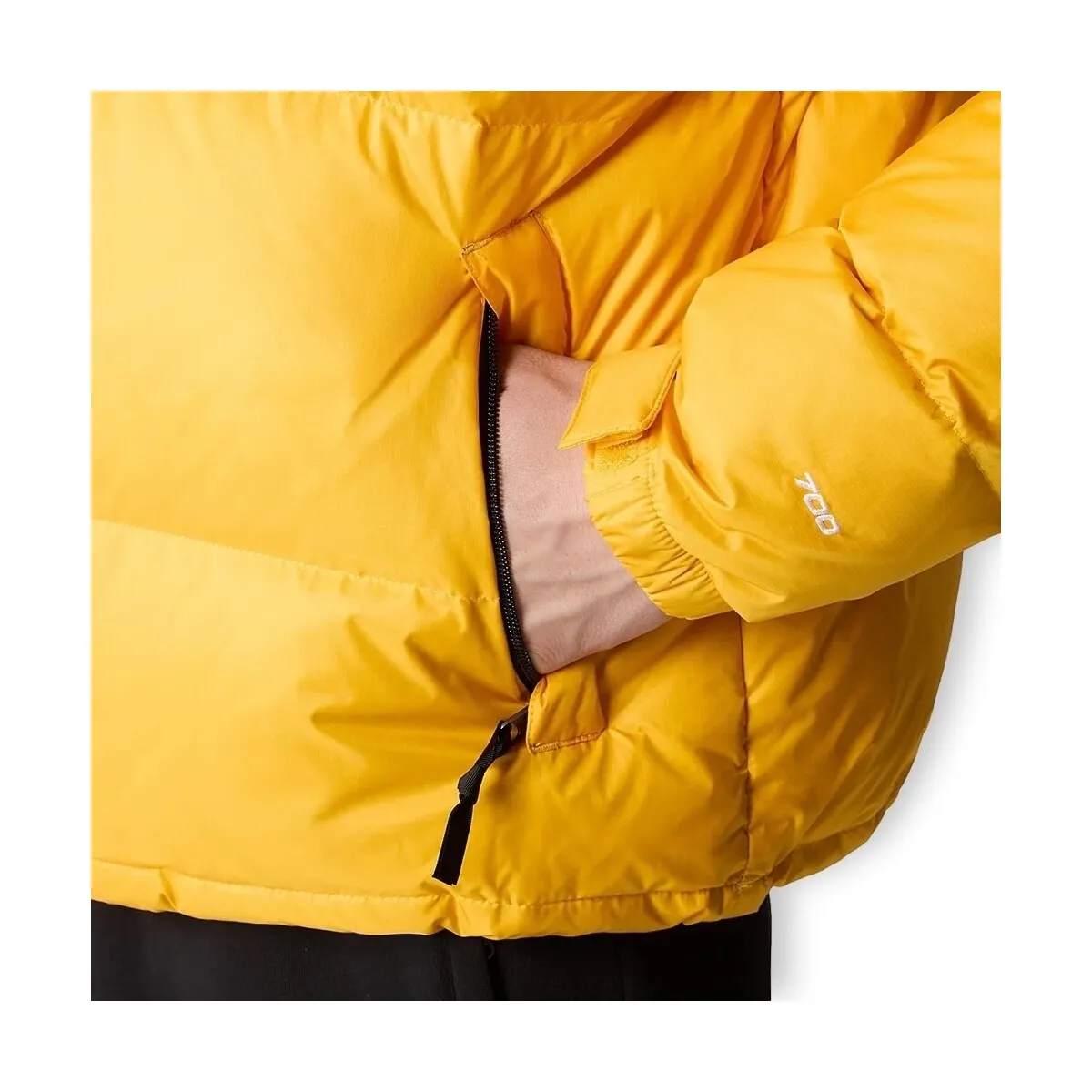 1996 RETRO NUPTSE JACKET  SUMMIT GOLD/BLACK