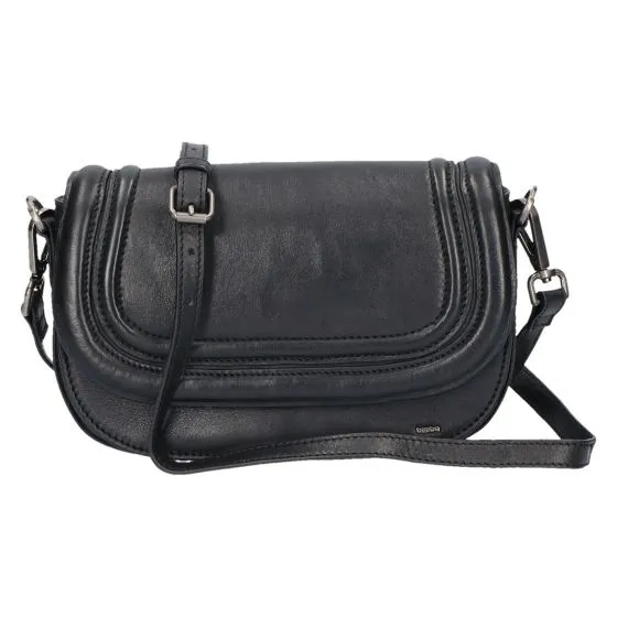 BERBA 885261 FLAP BAG M BLACK 25X15X8 CM