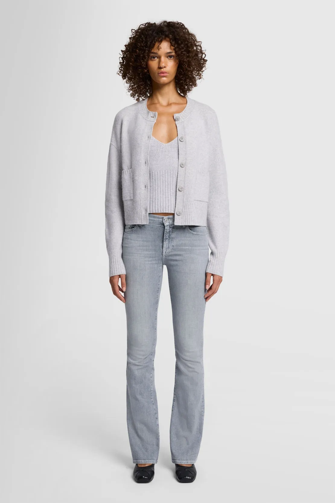   BOOTCUT CLOSING ACT WITH EMBELLISHED SQUIGGLE 