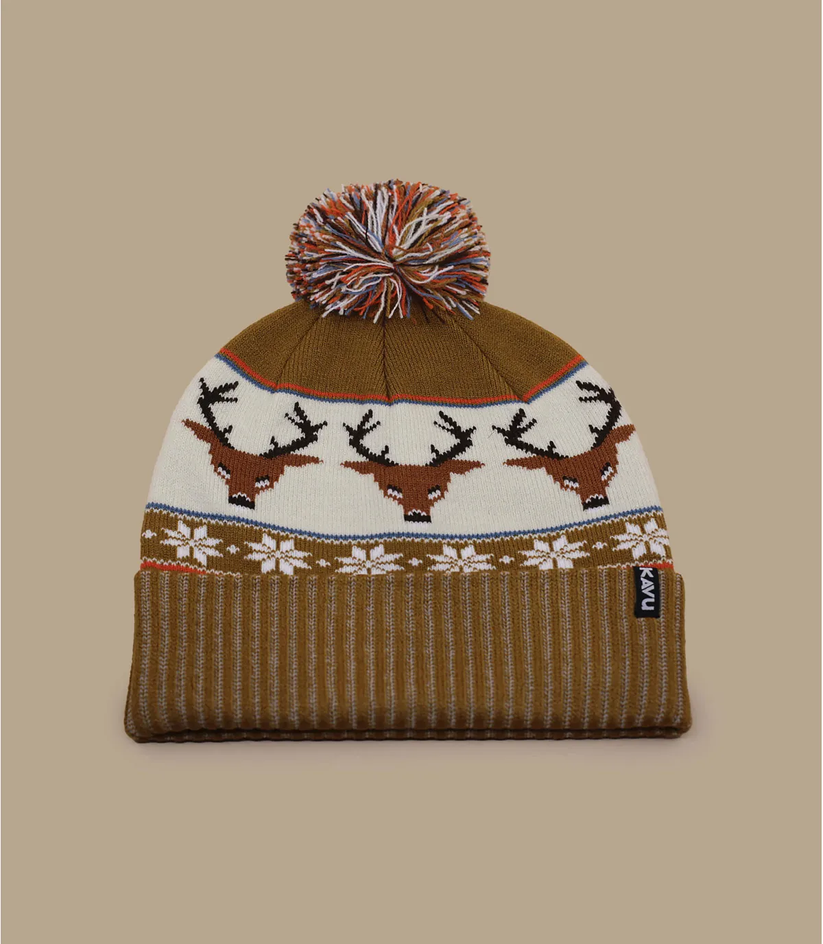 Bruine pomponhoed Herschel Oh Deer