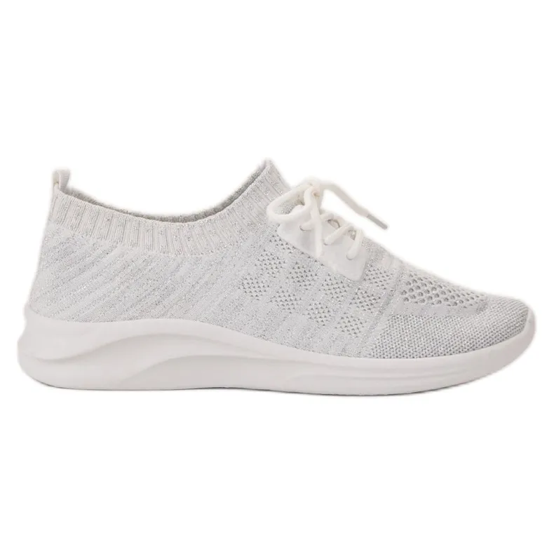 Ideal Shoes Textiel sportschoenen wit
