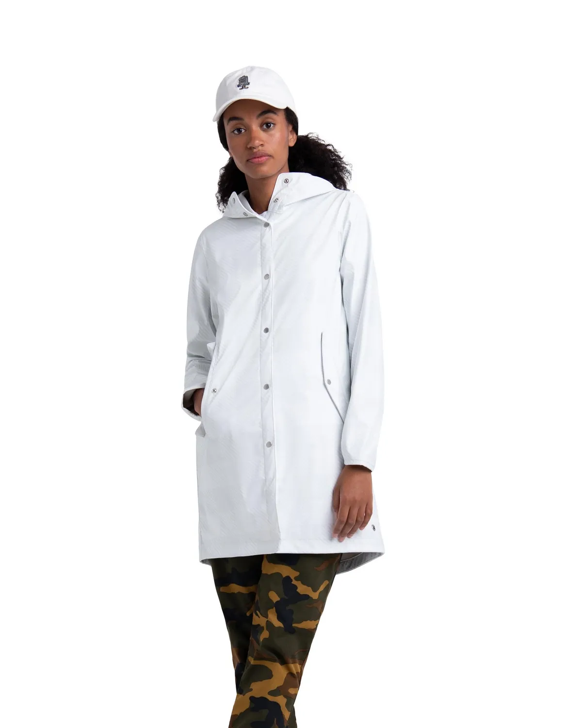 Jas Herschel Supply Co. Women's Rainwear Fishtail Blanc de blanc Gingham