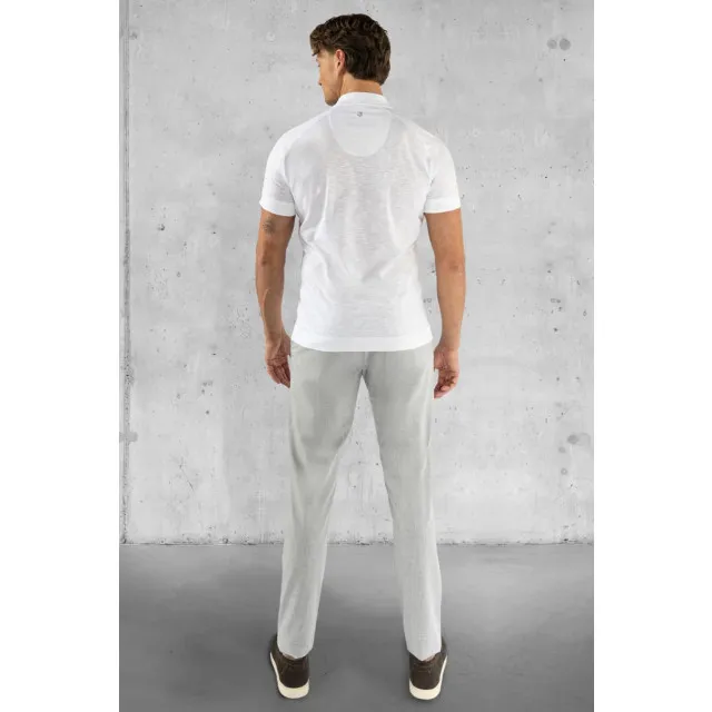 Koll3kt Lyocell slub bomber polo