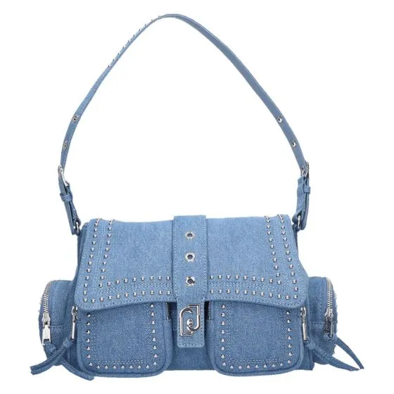 Liu Jo AA4275 Doli Hobobag blu denim 34x19x12 cm