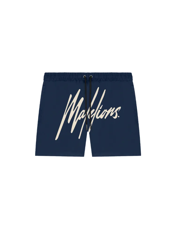 MALELIONS MALELIONS ESSENTIALS SWIMSHORT  NAVY/BEIGE