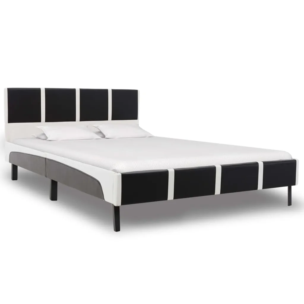 Medina Bed met traagschuim matras kunstleer 120x200 cm