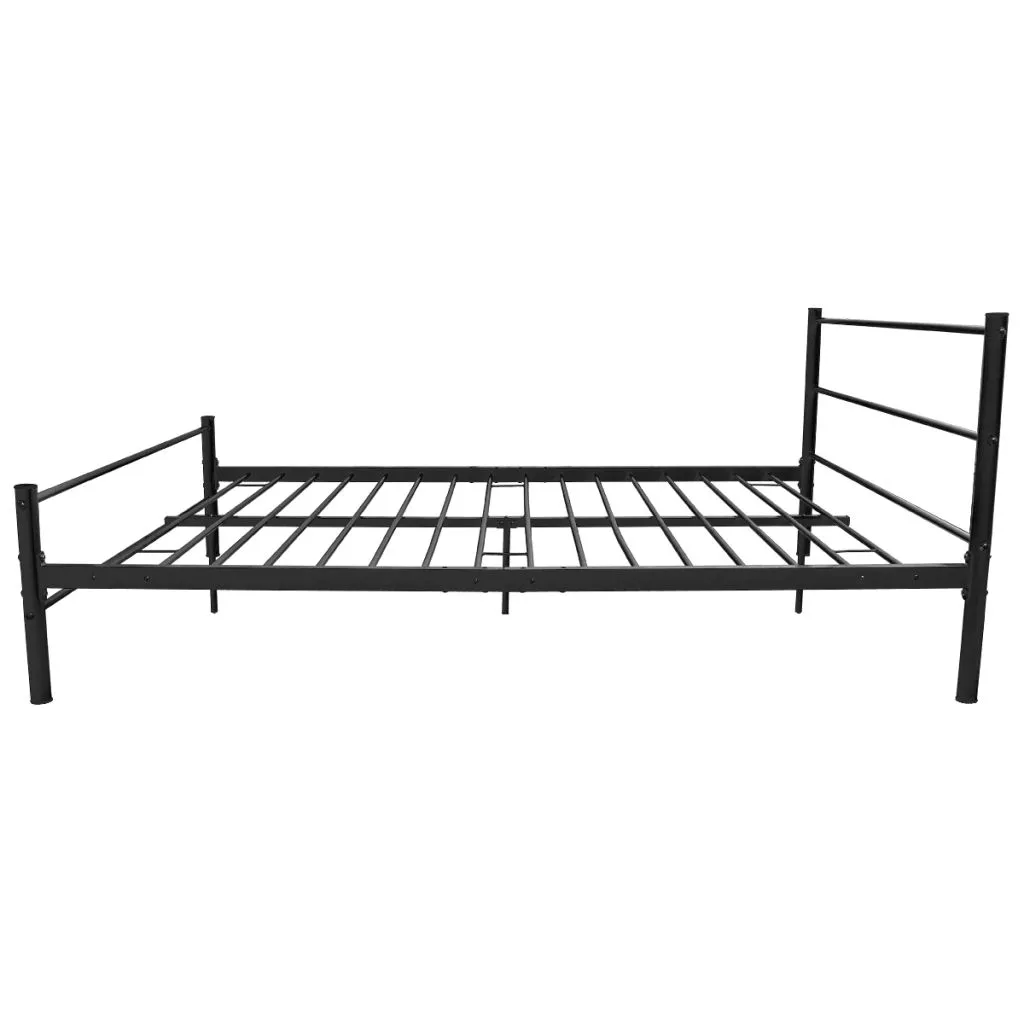 Medina Bedframe metaal zwart 140x200 cm