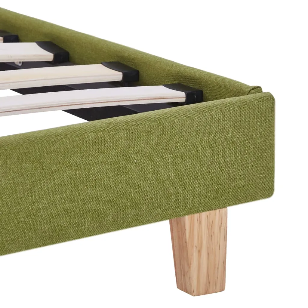 Medina Bedframe stof groen 90x200 cm