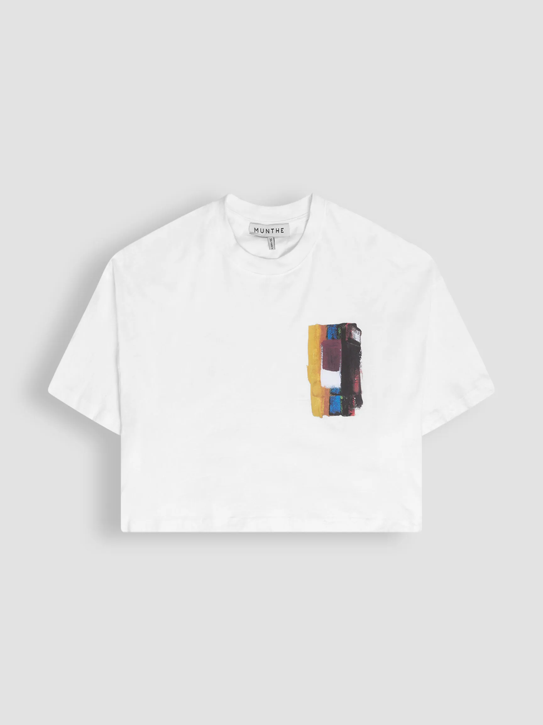 MUNTHE MABELICA, ORGANIC COTTON TSHIRT WITH PRINT