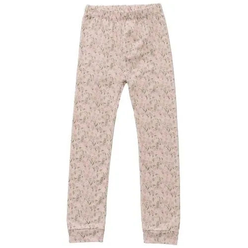 Navy Natural legging field of flowers mauve | broek