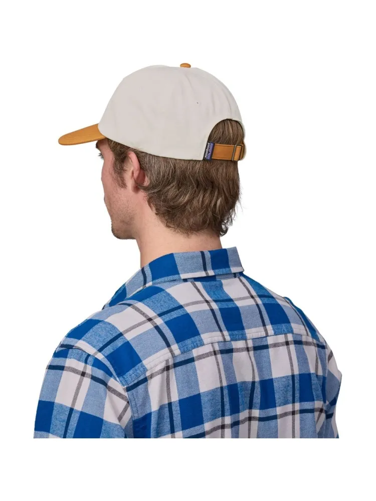 PATAGONIA  P6 LABEL TRAD CAP BIRCH WHITE