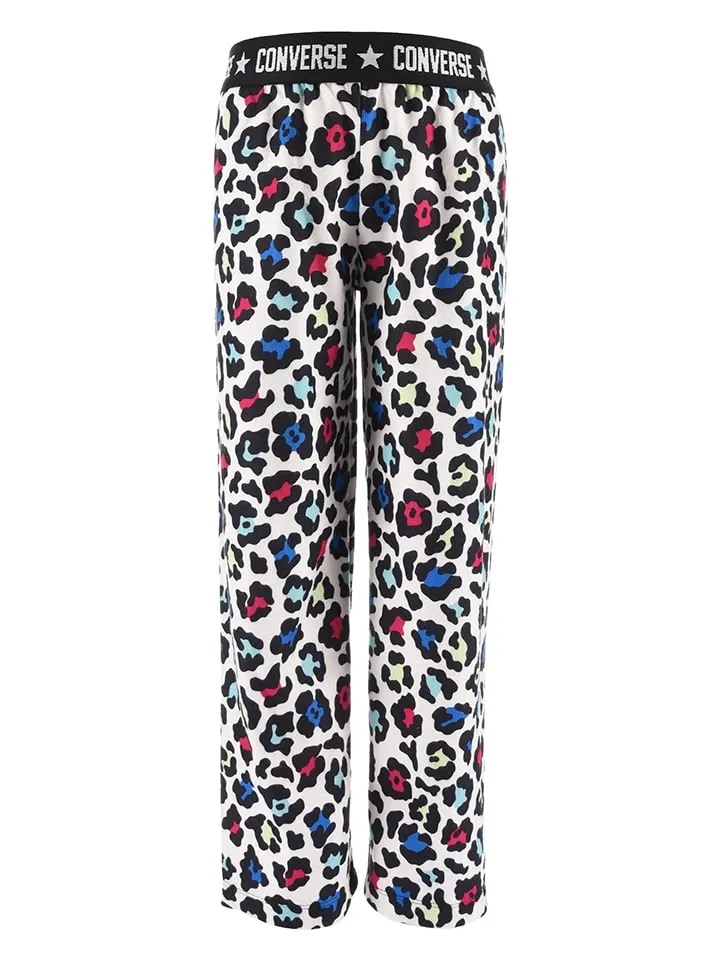 Pyjamabroek wit/zwart/meerkleurig