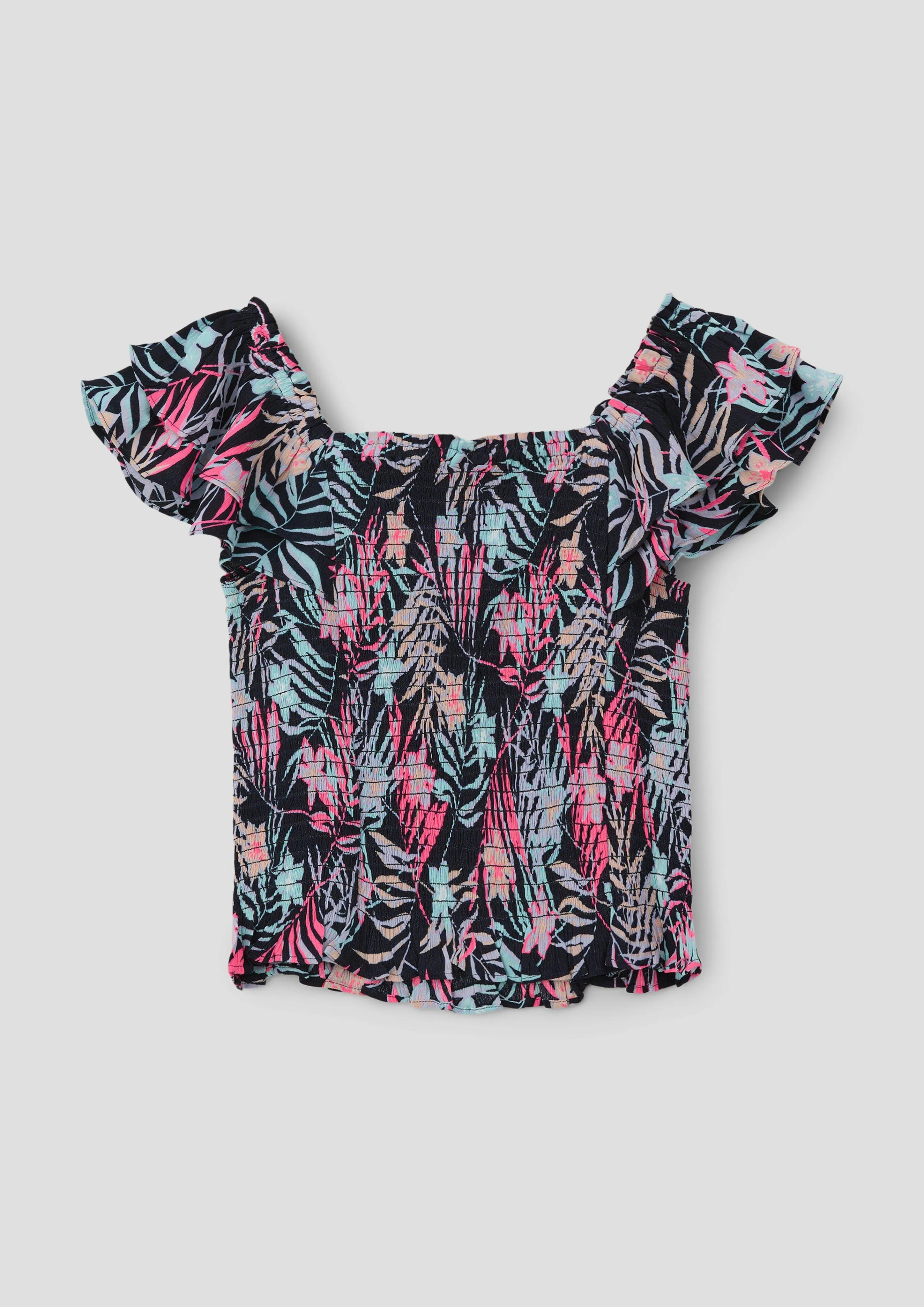 s.Oliver Blouse met volantmouwen