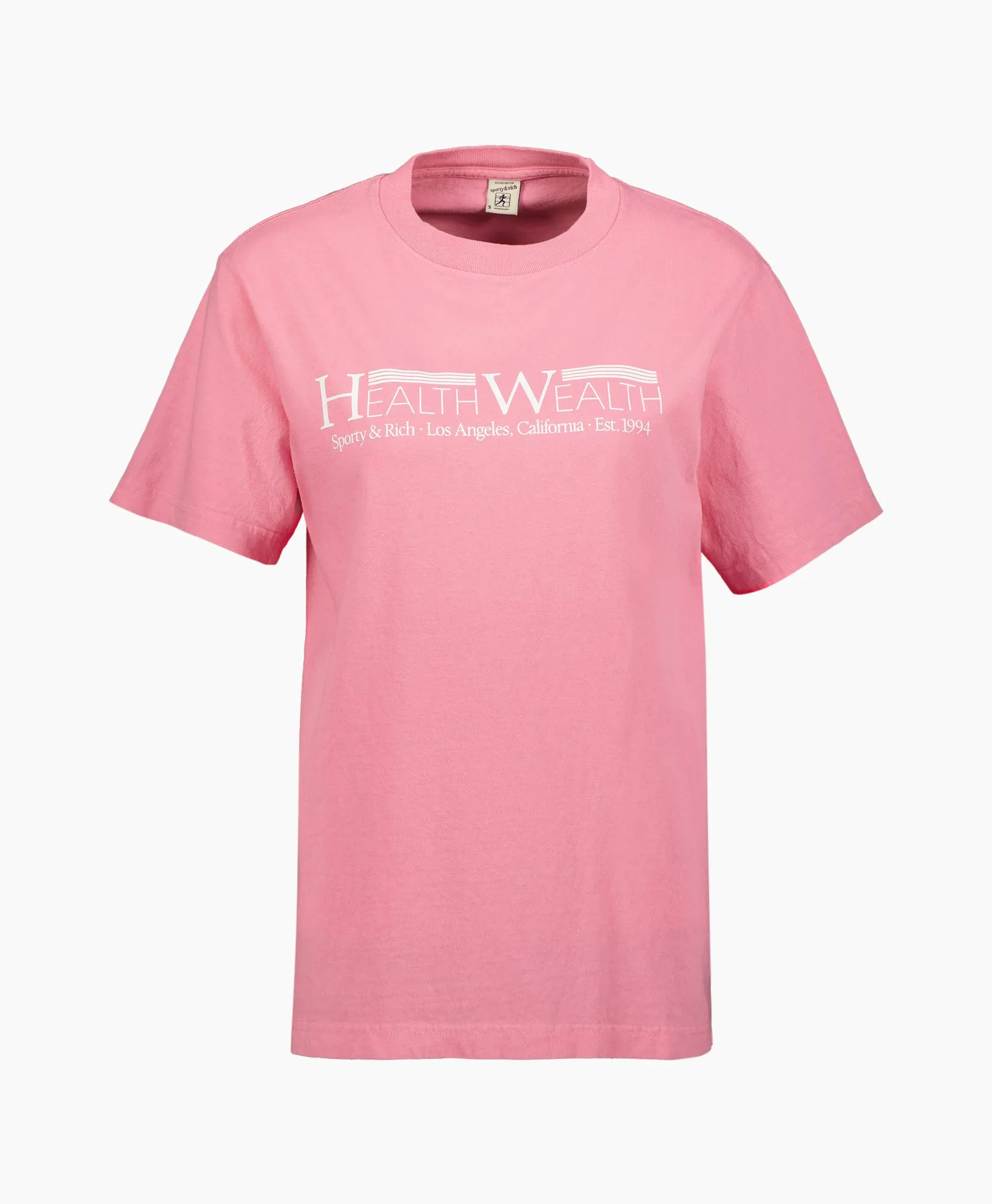 SPORTY & RICH SPORTY & RICH TSHIRT HEALTH WEALTH 94 WIT