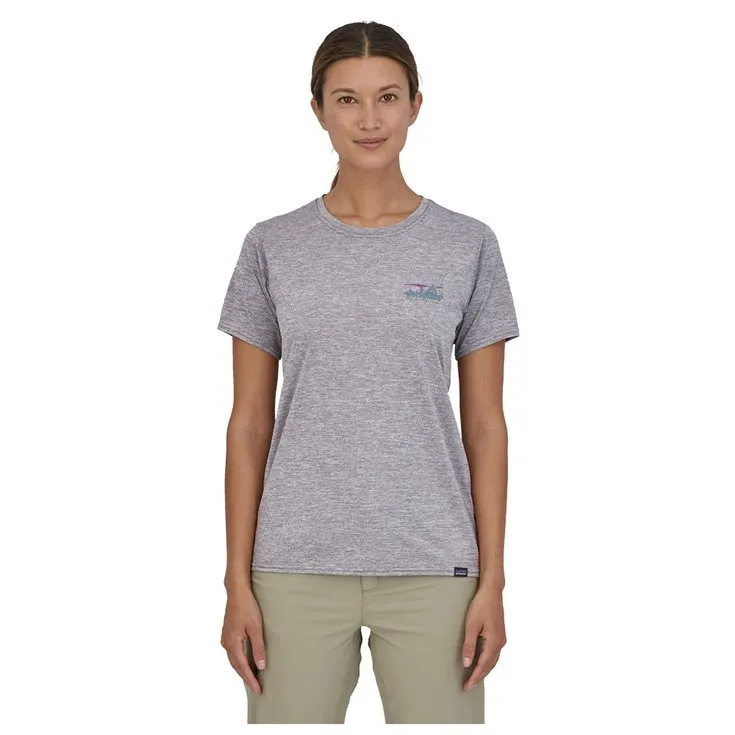 TEESHIRT PATAGONIA CAP COOL DAILY GRAPHIC 73 SKYLINE: FEATHER GREY