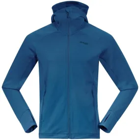 Vest Bergans Men Ulstein Wool Hood North Sea Blue