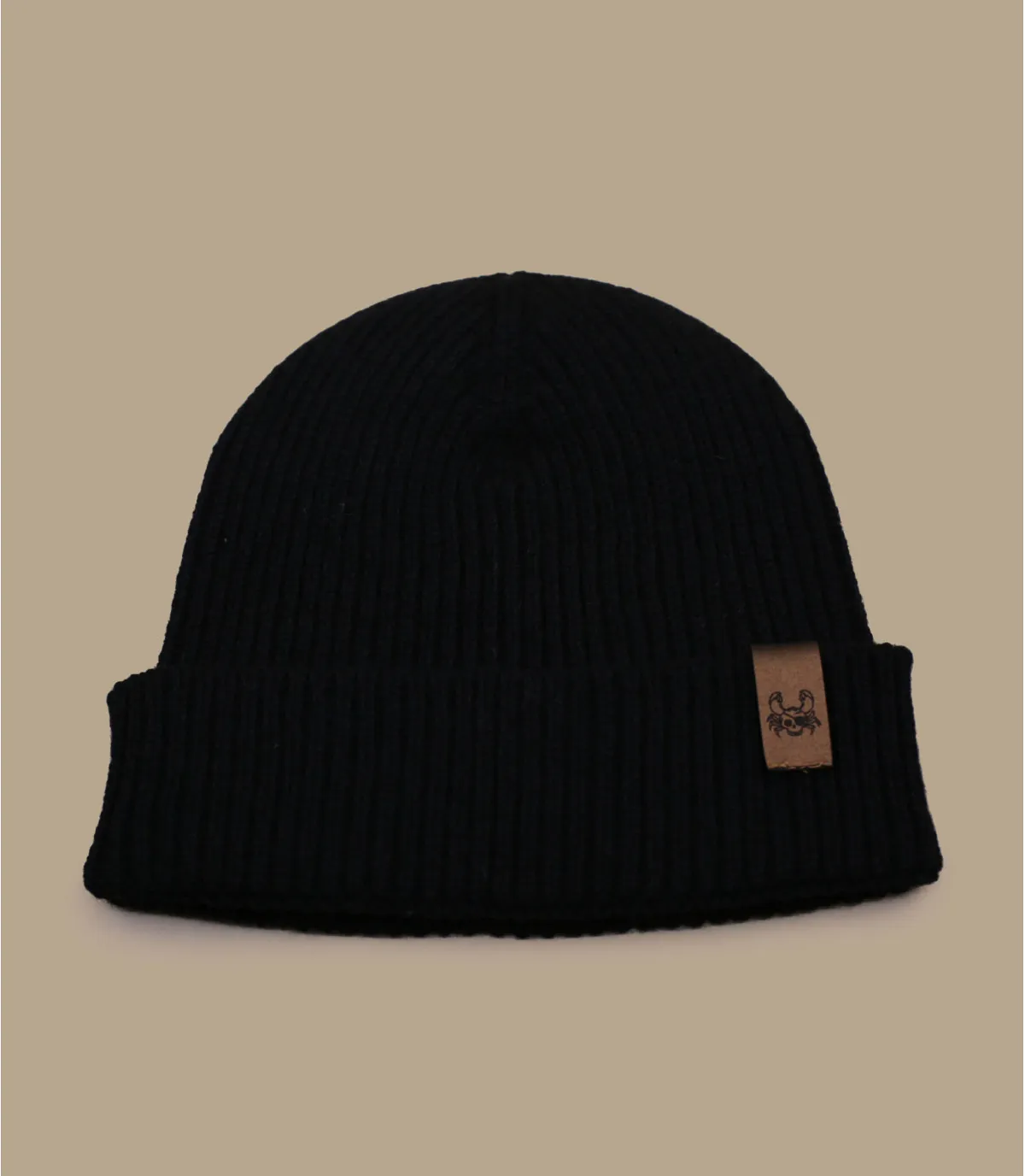 zwartehoed gemaakt in Frankrijk Bonnet Ocean Legend black brown